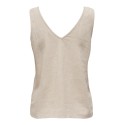 JDY Say S/L Hør Top - Oatmeal