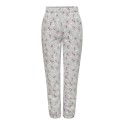 ONLY Christmas Bukser Aop Swt - Light Grey Melange