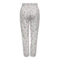 ONLY Christmas Bukser Aop Swt - Light Grey Melange