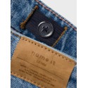 NAME IT Nkfrose Højtaljede Straight Jeans 9222-Be - Medium Blue Denim
