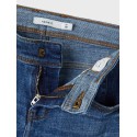 NAME IT Kids Ryan Straight Jeans - Dark Blue Denim