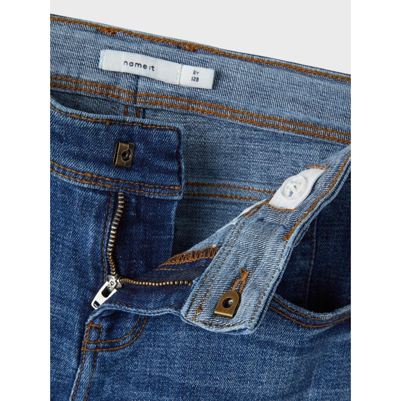 NAME IT Kids Ryan Straight Jeans - Dark Blue Denim