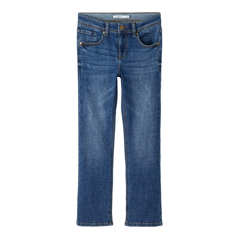NAME IT Kids Ryan Straight Jeans - Dark Blue Denim