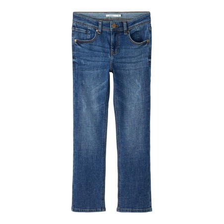 NAME IT Kids Ryan Straight Jeans - Dark Blue Denim