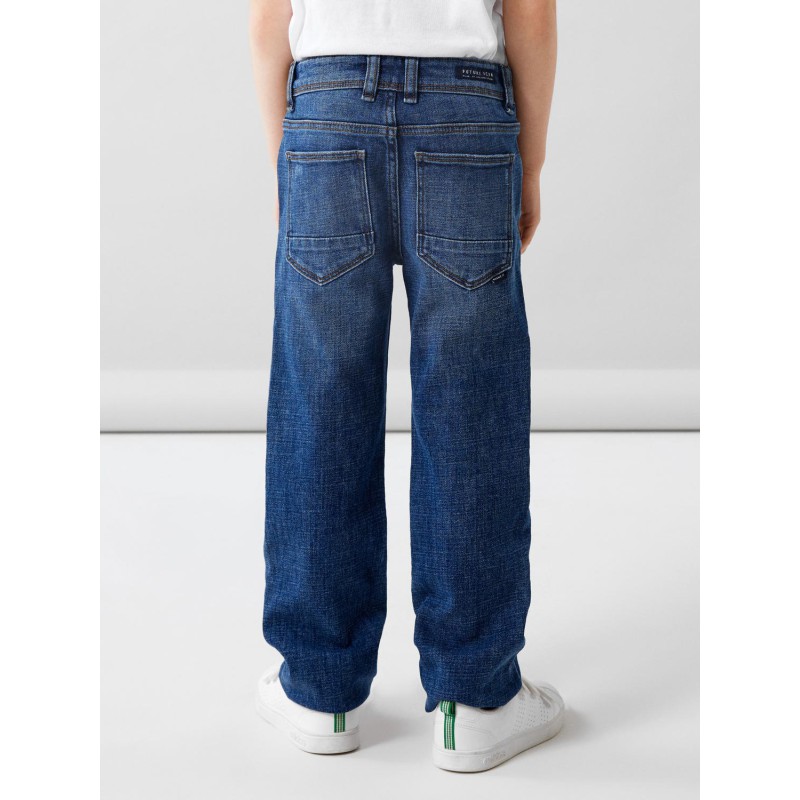 NAME IT Kids Ryan Straight Jeans - Dark Blue Denim