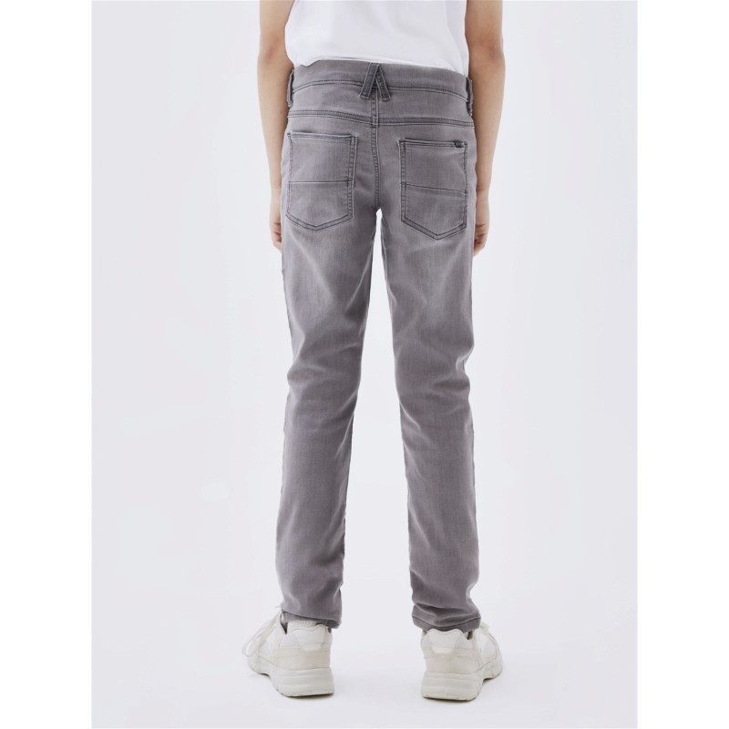 NAME IT Kids Theo Slim Sweat Jeans - Medium Grey Denim