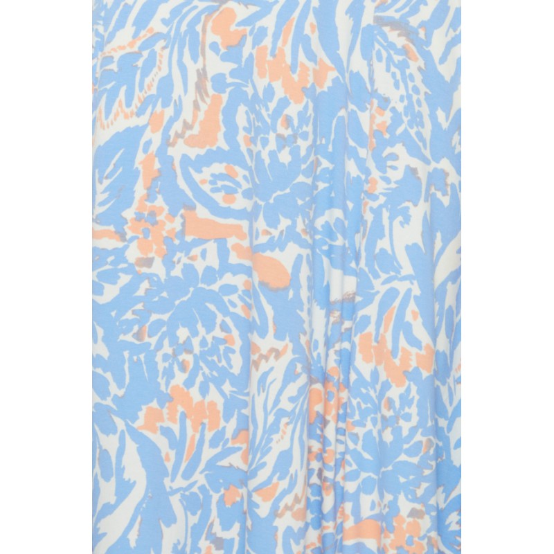 FRANSA Jersey Kjole Med Print - Hydrangea