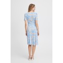 FRANSA Jersey Kjole Med Print - Hydrangea