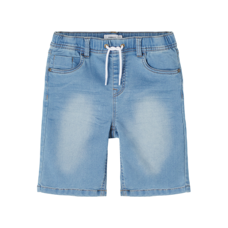 NAME IT Nkmryan Jogger Denim L Korts 6300-Th - Light Blue Denim