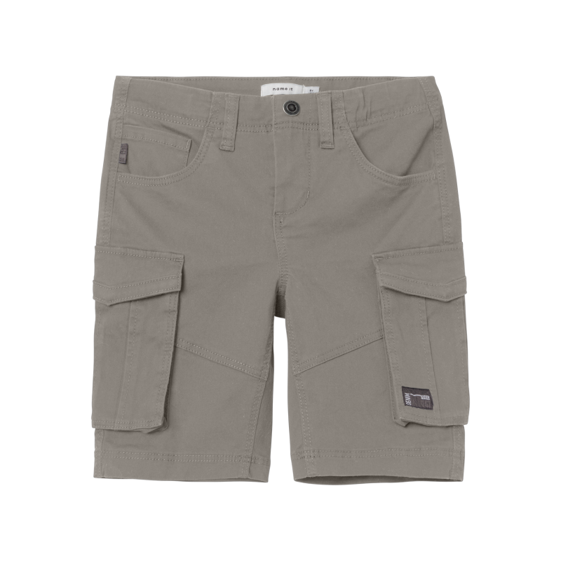 NAME IT Nkmryan Reg Twi L Korts 6776-Ba - Elephant Skin