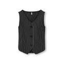 KIDS ONLY Blair S/L Vest Jrs - Sort