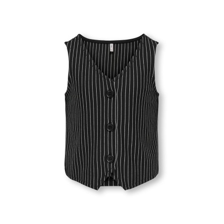 KIDS ONLY Blair S/L Vest Jrs - Sort