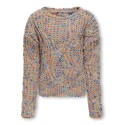 KIDS ONLY Luca Langærmet O-Neck Knt - Rose Smoke