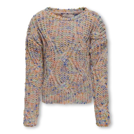 KIDS ONLY Luca Langærmet O-Neck Knt - Rose Smoke