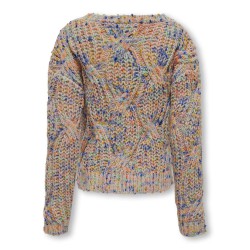 KIDS ONLY Luca Langærmet O-Neck Knt - Rose Smoke