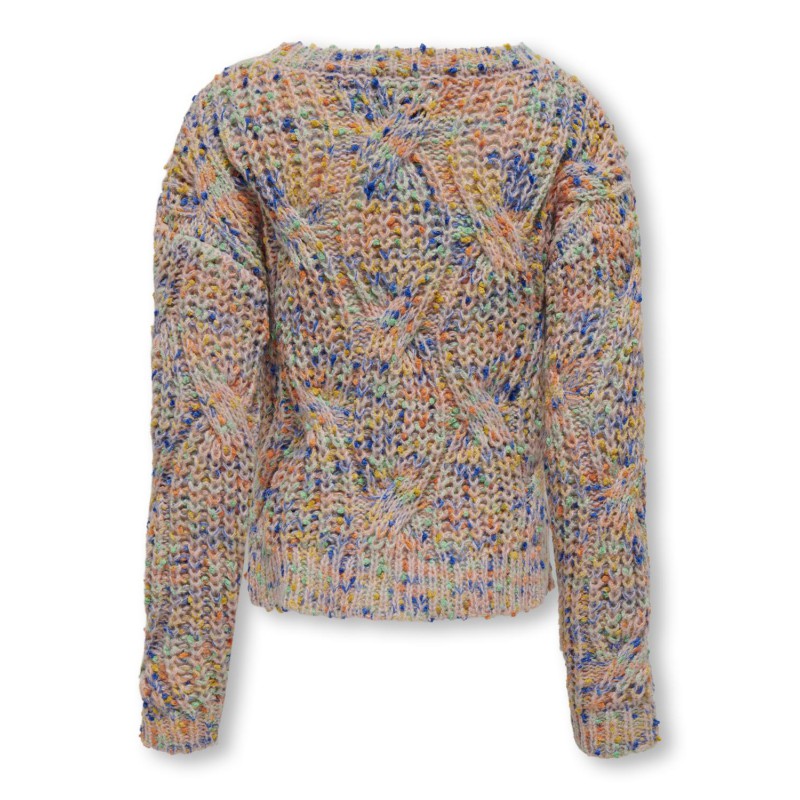 KIDS ONLY Luca Langærmet O-Neck Knt - Rose Smoke