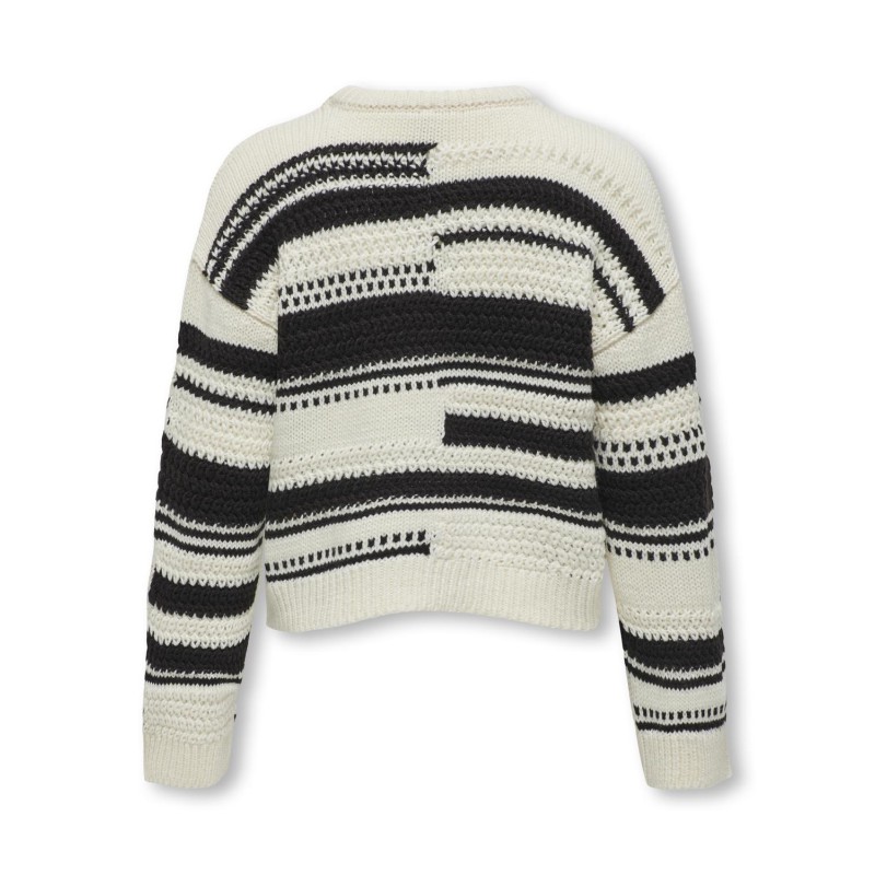 KIDS ONLY Sutha Langærmet Detail Knt - Tofu