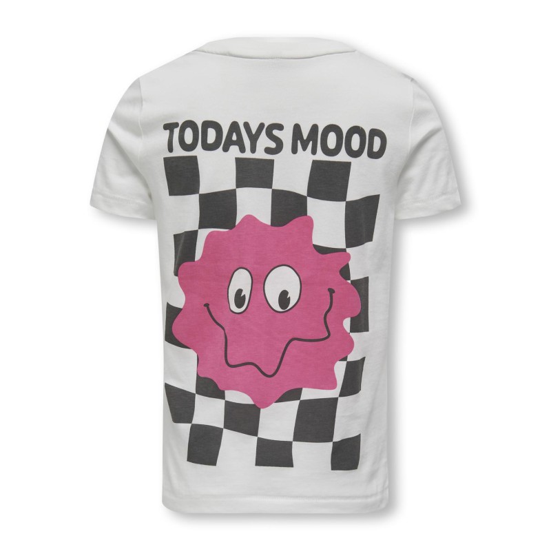 KIDS ONLY Lana S/S O-Neck Top Box Jrs - Cloud Dancer