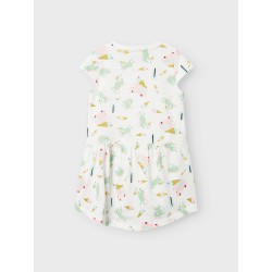 NAME IT Mini Vigga Capsul Kjole - Bright White