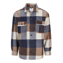 JACK & JONES Ebradley Ollie Overshirt Langærmet - Navy Blazer