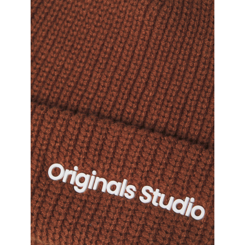 JACK & JONES Jacvesterbro Beanie - Brandy Brown