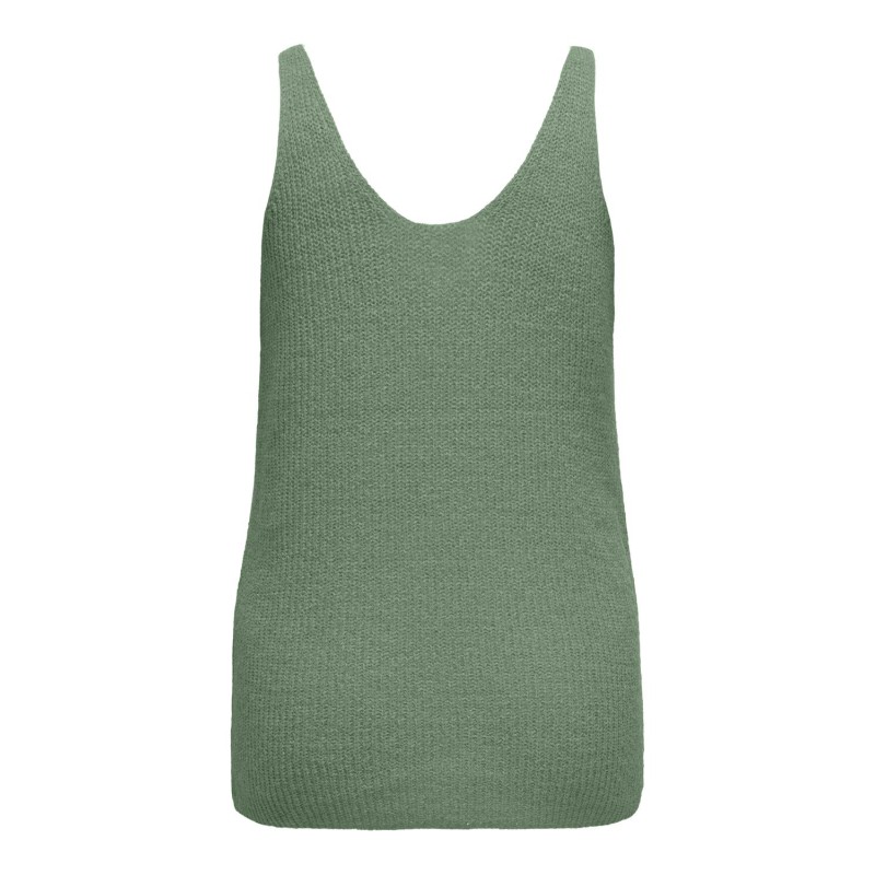 ONLY CARMAKOMA Sunny Sl Rib V-Neck Knt - Hedge Green