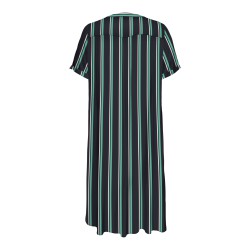 ONLY CARMAKOMA Baboost Life S/S Shirt Kjole Aop - Night Sky