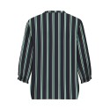 ONLY CARMAKOMA Baboost Life 3/4 Sleeve Blouse Aop - Night Sky