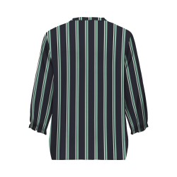 ONLY CARMAKOMA Baboost Life 3/4 Sleeve Blouse Aop - Night Sky