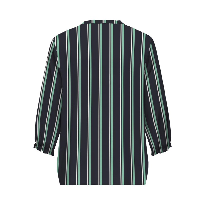 ONLY CARMAKOMA Baboost Life 3/4 Sleeve Blouse Aop - Night Sky