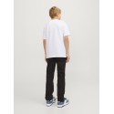 JACK & JONES Junior Caleb Varsity T-shirt - Hvid