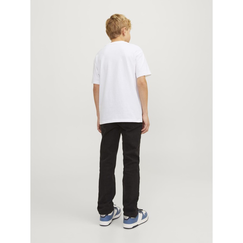 JACK & JONES Junior Caleb Varsity T-shirt - Hvid