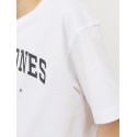 JACK & JONES Junior Caleb Varsity T-shirt - Hvid