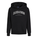 JACK & JONES JUNIOR Jjecaleb Varsity Sweat Hood  Junior - Sort