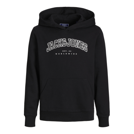 JACK & JONES JUNIOR Jjecaleb Varsity Sweat Hood  Junior - Sort