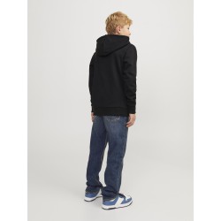 JACK & JONES JUNIOR Jjecaleb Varsity Sweat Hood  Junior - Sort