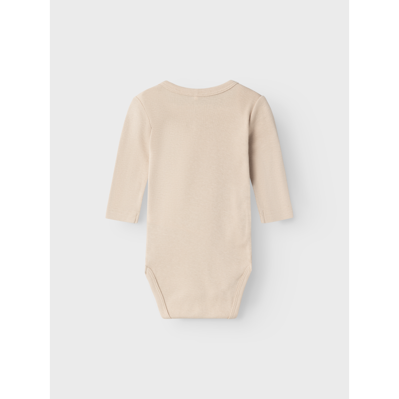 NAME IT Body 2P Langærmet Humus - Humus