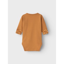 NAME IT Kina Langærmet Body - Almond
