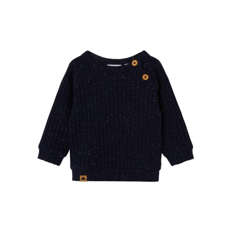 NAME IT Kino Langærmet O Neck - Dark Sapphire