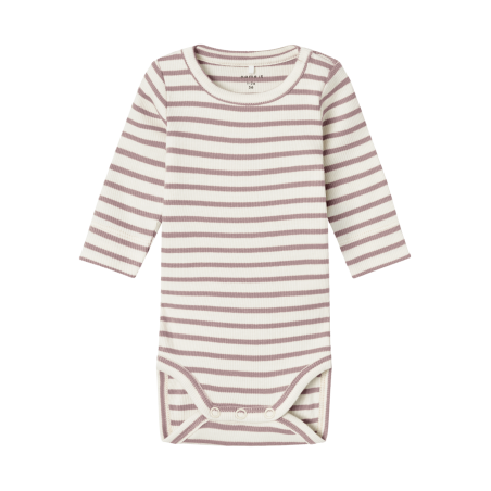 NAME IT Bani Langærmet Body - Deauville Mauve