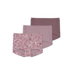 NAME IT Tights 3P Mauve Flower - Mauve Shadows