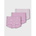 NAME IT Tights 3P Pink Butterfly - Pink Lavender