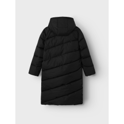 LMTD Myis03 Lang Jakke Bias W Hood Fo - Sort