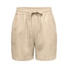 JDY Say Hør Shorts - Oatmeal