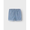 NAME IT Nkfbella Højtaljede Brede Denim Korts 4405-Ip - Medium Blue Denim