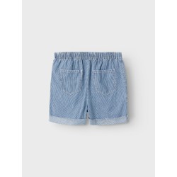 NAME IT Nkfbella Højtaljede Brede Denim Korts 4405-Ip - Medium Blue Denim