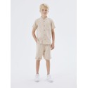 NAME IT Nkmfaher Kortærmet Shirt F - Humus