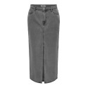 ONLY Sophie Mw Lang Skirt Denim - Medium Grey Denim