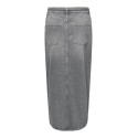 ONLY Gianna Belted Midi Skirt Dot Denim - Medium Grey Denim