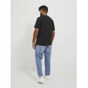 JACK & JONES Jorvesterbro Tee Kortærmet Crew Neck  Pls - Sort